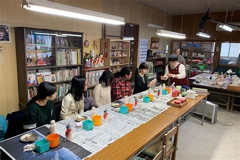 2024 The trial painting lesson of Sadowara dolls provided by ANA X Inc.