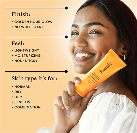 Foxtale Glow Sunscreen SPF 50 PA++++ Lightweight With Vitamin C ...