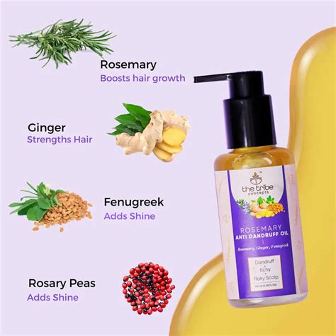 Buy Rosemary Oil For Hair Growth & Frizz Control Online - The Tribe ...
