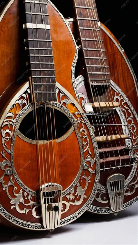 Premium Photo | Old musical instrument mandolin isolated on white ...