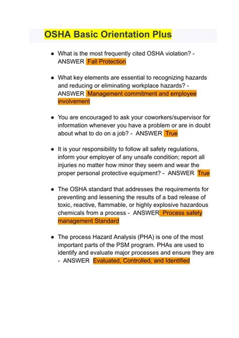 Image result for Basic Orientation Plus Test Questions