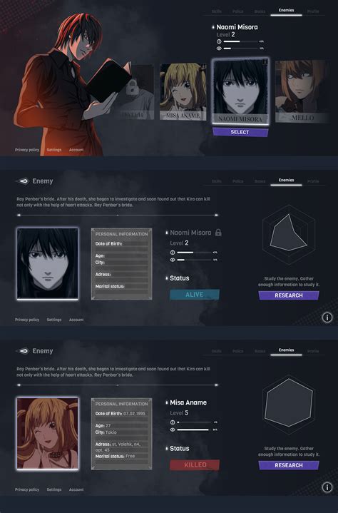 Image result for Death Note Game