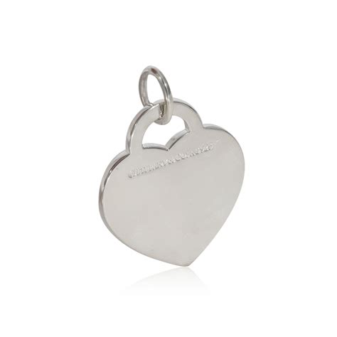 Tiffany & Co. Return To Tiffany Heart Charm With Blue Enamel Splash ...