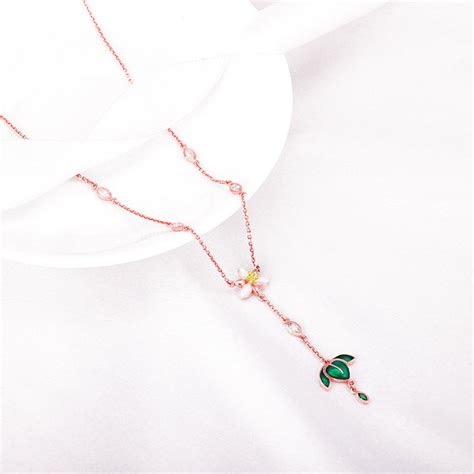 Rose Gold Trillium Treasures Lariat Necklace – GIVA Jewellery