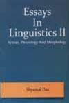 Buy Essay in Linguistics II: Syntax, Phonology and Morphology Book ...
