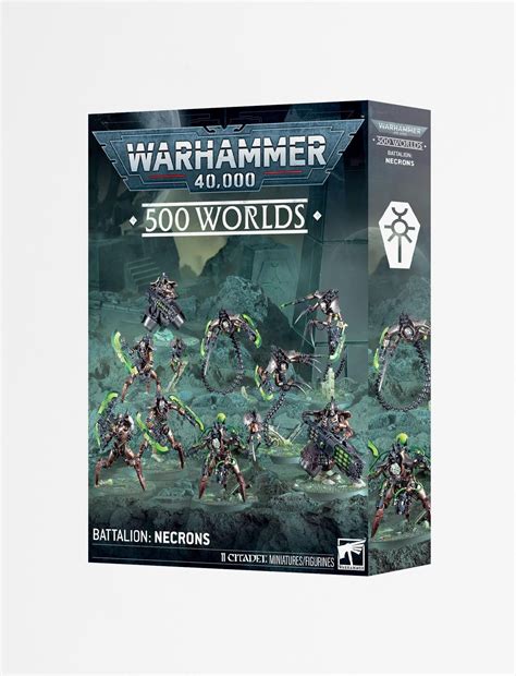Warhammer 40K. 500 Worlds Battalion: Necrons – Poku.no