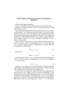 Image result for Simultaneous Diagonalization