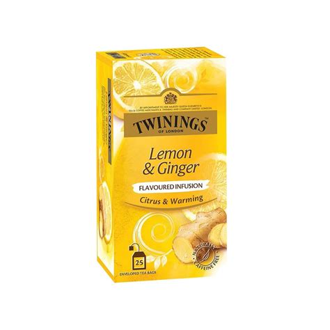 Twinings Lemon & Ginger Tea Bags : 25 units – Prithvi Enterprises