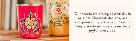 Buy Chumbak Boho Birds Steel Tumbler - Large Online at Low Prices in ...