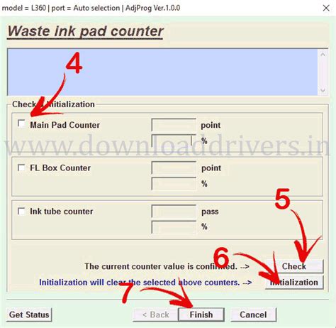 Download Epson L360 resetter tool (L130, L220, L310, L365)