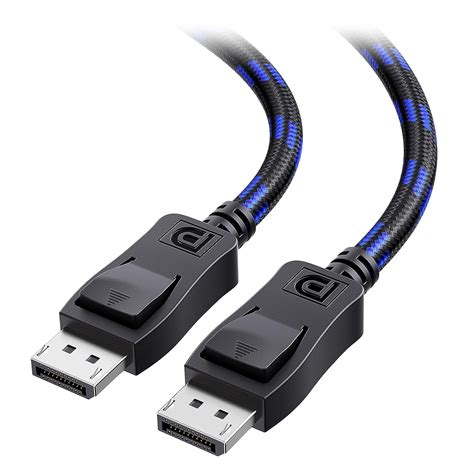 [VESA Certified] Cable Matters 9.8 ft 32.4Gbps Braided DisplayPort ...