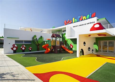 Creche Bela Infancia | Daycare design, Kindergarten design, School building design