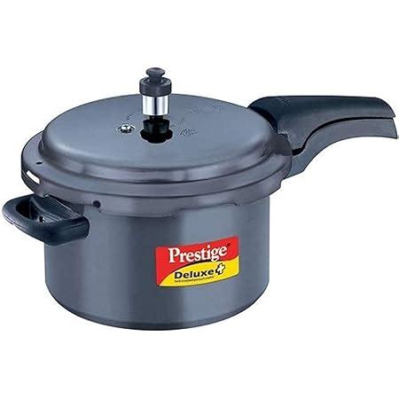 Buy Prestige Deluxe Plus Hard Anodized Outer Lid Pressure Cooker, 5 ...