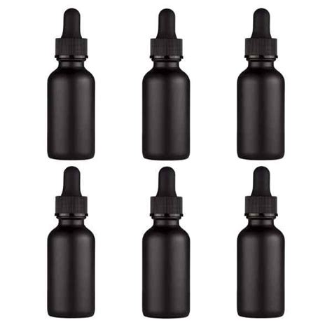 Devinez Multipurpose Refillable Black Color Matt Finish Round Glass Bo ...
