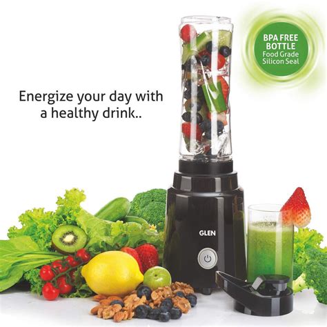 Glen SA 4047 Electric Blender 200W with 600ml BPA-Free Bottle | Buy ...