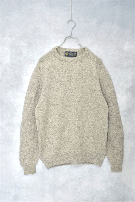 shetland wool knit / made in scotland / size L | " YEAH " used clothing ...