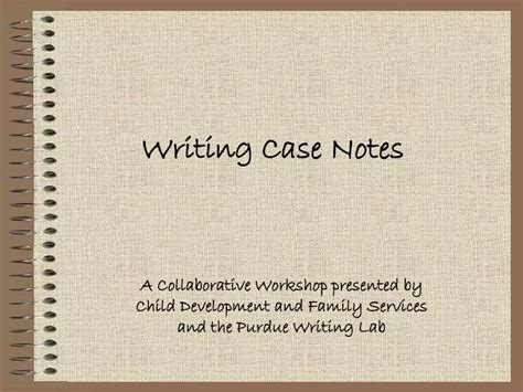 Writing Case Notes 的图像结果