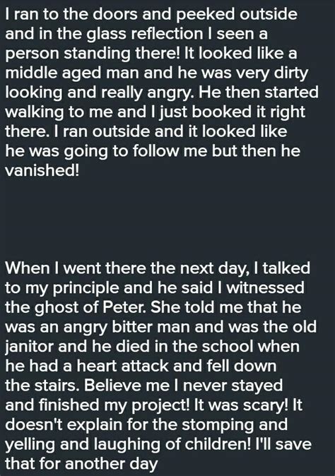 write any one ghost story ( according to class -10)plsss friends ...