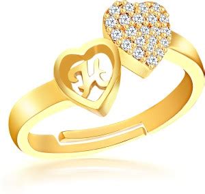 Gold Name Rings - Buy Gold Name Rings online at Best Prices in India ...