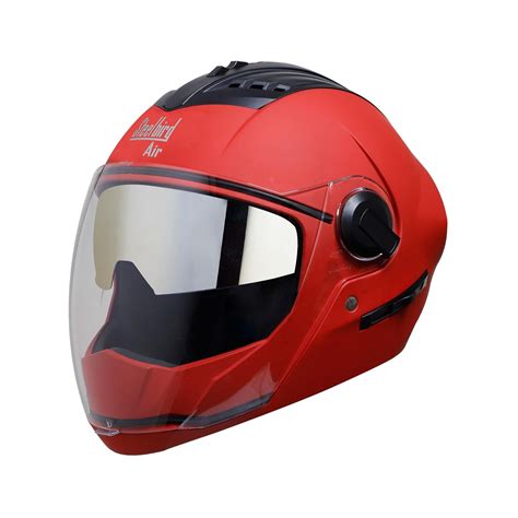 Steelbird SBA-2 ISI Certified Full Face Helmet with Inner Sun Shield ...