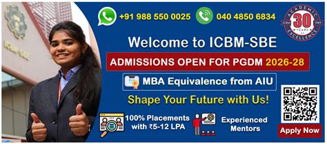 ICBM-SBE | Top Business School in Hyderabad | Triple Specialization ...