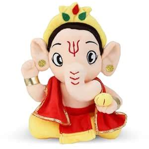 Buy Webby Plush Ganesha Soft Toys for Kids | Decoration Items for Home ...