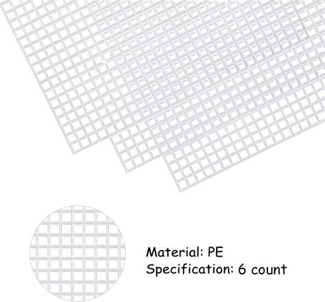 Pllieay 3 Pieces Big Size Mesh Plastic Canvas Sheets India | Ubuy