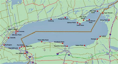 Map Of Lake Ontario