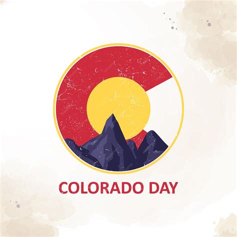 Premium Vector | Colorado day symbol logo design mount elbert sign ...