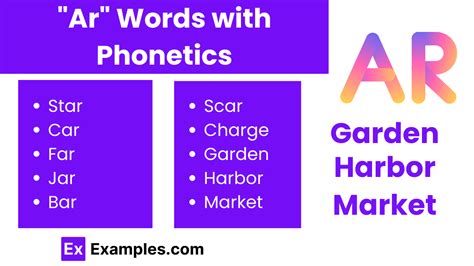 450+ AR Words List, Meaning, PDF