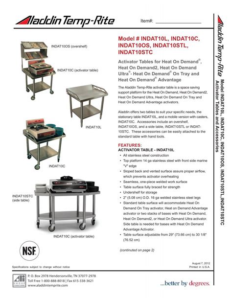 View - Aladdin Temp-Rite