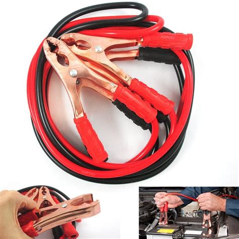 KLIFFOO Car Heavy Duty Auto Jumper Cable Battery Booster Wire Clamp ...