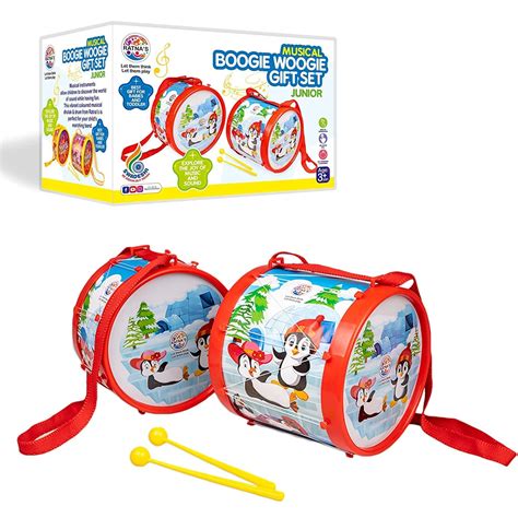 Mitan Enterprise. Musical Boogie Woogie Drum Gift Set Junior Penguin ...