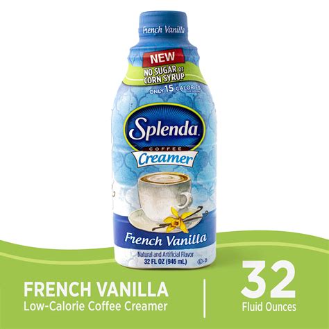 Splenda French Vanilla Liquid Coffee Creamer, 32 fl oz Bottle - Walmart.com