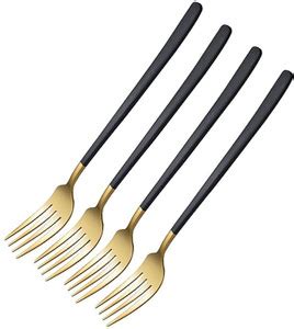 Krusan Stainless Steel Dinner Forks Table Forks Set Long Handle Forks ...
