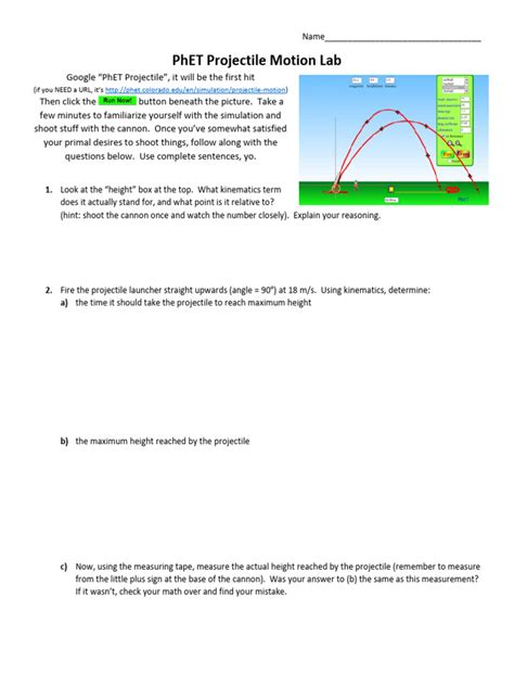 Image result for Projectile Motion Physics Classroom