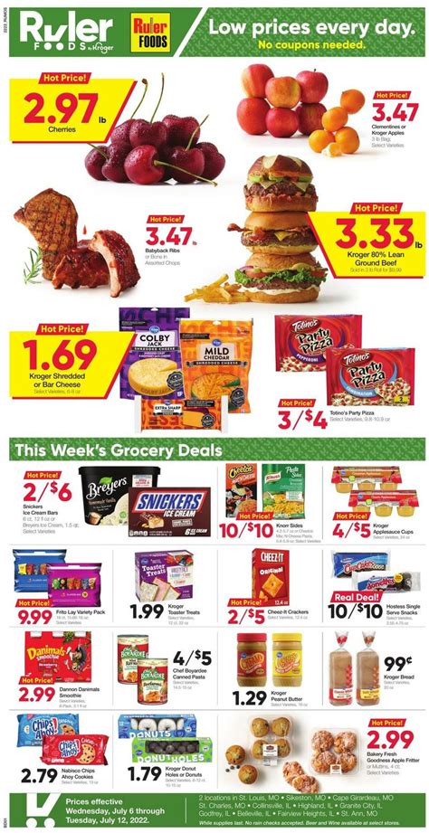 Ruler Foods Best Offers & Special Buys from July 6