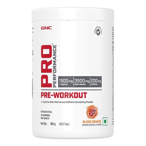 GNC Pro Performance Pre-Workout | 360 gm | 30 Servings | Boosts Energy ...