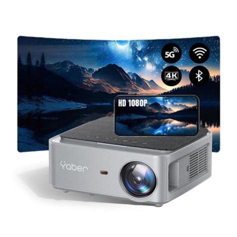 Buy YABER Pro U6 4K 5G Wifi and Bluetooth Home Projector | Elitehubs ...