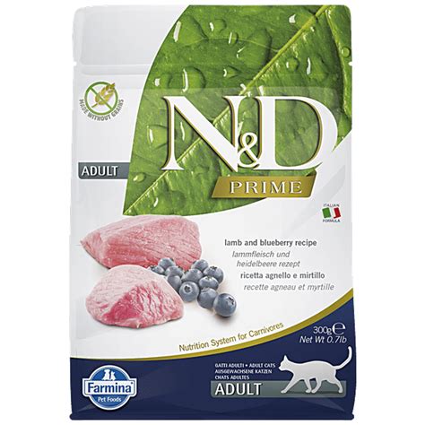 Buy Farmina Pet Foods N&D Prime Cat Dry Food - Lamb & Blueberry, Grain ...