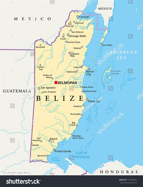 Belmopan Belize Map