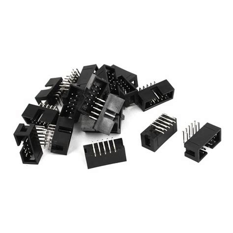 18 Pcs Right Angle 10pins 2.54mm Pitch IDC Box Pin | Ubuy India