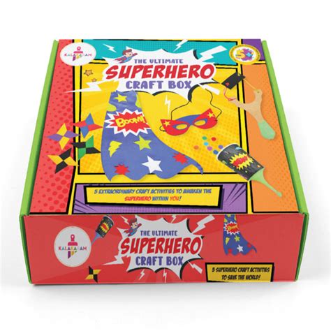 Kalakaram Superhero Craft Box — Toycra
