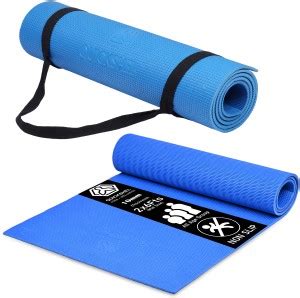 Quick Shel 100%EVA Eco Friendly Mat, Exercise & Gym Mat With Yoga Strap ...