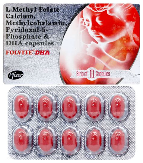 Folvite Dha Capsule 10 - Uses, Side Effects, Dosage, Price | Truemeds