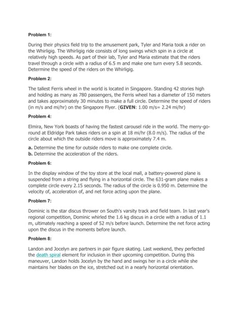 Circular Motion Problems 的图像结果