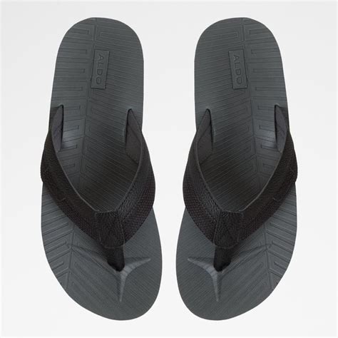 Kegana-In Men's Black Thong Sandals | Aldo Shoes