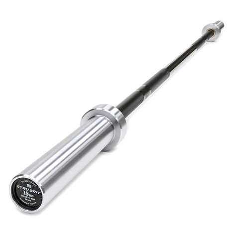 Tru Grit Fitness Tru Grit Fitness 35LB Black Zinc Barbell in the ...