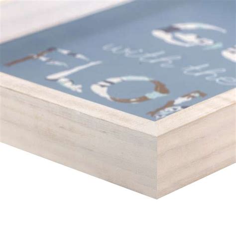 Ty Pennington Go With The Flow Wall Art, 6x10