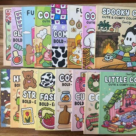 1pc Cozy Friends: Adult And Teen Coloring Book With Adorable Animal ...